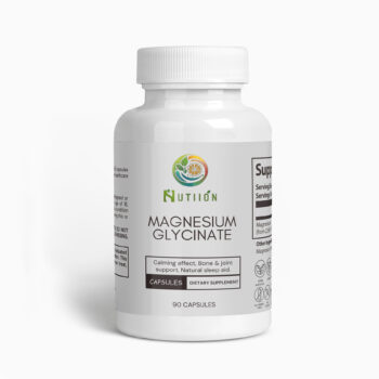 Sleep Magnesium plays a crucial role in promoting relaxation and supporting healthy sleep patterns. Its calming properties may help improve sleep quality and duration, leading to better overall rest. Enhanced Absorption Magnesium glycinate has high bioavailability, therefore it is readily absorbed by the body, allowing for optimal utilization of magnesium.